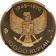 10 000 Rupiah Wayang dancer obverse image