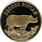 200 000 Rupiah Wildlife reverse image