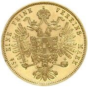 20 Gulden - Franz Josef I Pattern, Austria, 1855 reverse image
