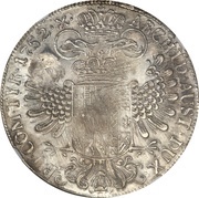 1 Thaler - Maria Theresia Madura star countermark, Indonesia, 1811-1854 reverse image