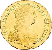 10 Ducats - Maria Theresia Vienna obverse image