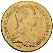 20 Ducats - Maria Theresia Posthumous obverse image