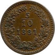 5⁄10 Kreuzer reverse image