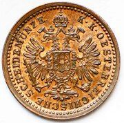 5⁄10 Kreuzer Large eagle obverse image