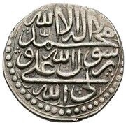 1 Abbasi - Hussain ibn Sulayman Safavi Type D; Tiflis mint, Iran, 1718-1722 reverse image