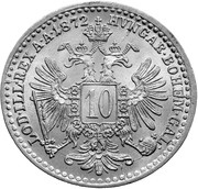 10 Kreuzers - Francis Joseph I reverse image