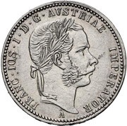 ¼ Florin - Francis Joseph I obverse image