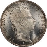 1 Florin - Francis Joseph I obverse image