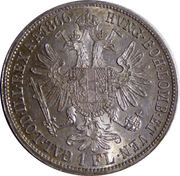 1 Florin - Francis Joseph I reverse image