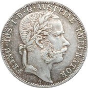 1 Florin - Francis Joseph I obverse image