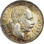 1 Florin - Francis Joseph I obverse image