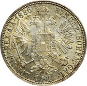 1 Florin - Francis Joseph I reverse image