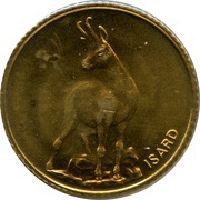 2 Cèntims Pyrenean Chamois, Andorra, 2005-2008 reverse image
