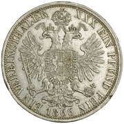 1 Vereinsthaler - Francis Joseph I, Austria, 1866-1868 reverse image
