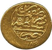 ½ Mohur Ashrafi - Karim Khan Zand Type Esfāhān mint obverse image