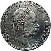 2 Florins - Francis Joseph I obverse image