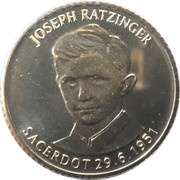 2 Cèntims Pope Benedictus XVI reverse image