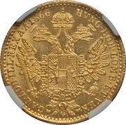 1 Ducat - Francis Joseph I reverse image