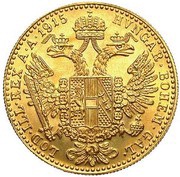 1 Ducat - Francis Joseph I, Austria, 1872-1915 reverse image
