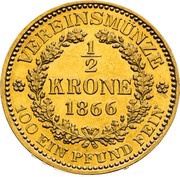 ½ Krone - Francis Joseph I reverse image