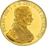 4 Ducats - Francis Joseph I obverse image