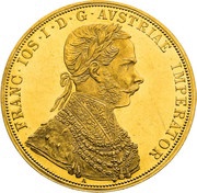 4 Ducats - Francis Joseph I obverse image