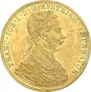 4 Ducats - Francis Joseph I obverse image