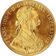 4 Ducats - Francis Joseph I obverse image