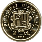2 Cèntims Grandalla obverse image
