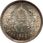 1 Corona - Francis Joseph I reverse image