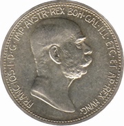 1 Corona - Francis Joseph I Reign obverse image