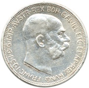2 Corona - Francis Joseph I obverse image