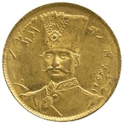 1 Tumân - Nāṣer al-Dīn Qājār Mule issue obverse image