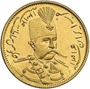 1 Toman Gold - Mozaffar ad-Din Qajar obverse image