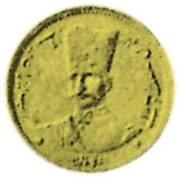 2 Tumân - Nāṣer al-Dīn Qājār Visit to Tehran Mint obverse image