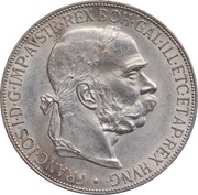 5 Corona - Francis Joseph I obverse image