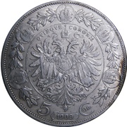 5 Corona - Francis Joseph I, Austria, 1909 reverse image