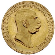 10 Corona - Francis Joseph I Reign obverse image