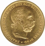 20 Corona - Francis Joseph I obverse image