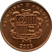 5 Cèntims Cross of Seven Arms obverse image