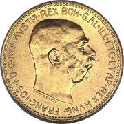 20 Corona - Francis Joseph I obverse image