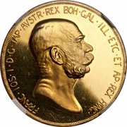 100 Corona - Francis Joseph I Reign obverse image