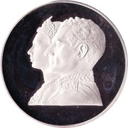 200 Rials - Mohammad Rezā Pahlavī Imperial Couple, Iran, 1971 reverse image
