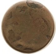 1 Falus Russian occupation of Rasht; countermarked reverse image