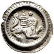 Denier Bracteate - Hermann VI von Baden as Duke of Austria and Styria obverse image