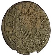 1 Farthing - Charles I Richmond issue; type 8 reverse image