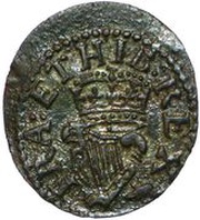 1 Farthing - Charles I Richmond issue; type 9 reverse image