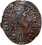 1 Farthing - Charles I Richmond issue; type 10c obverse image
