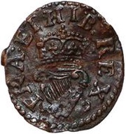 1 Farthing - Charles I Richmond issue; type 10c reverse image