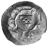 1 Pfennig - Ottokar II of Bohemia, Austria, 1251-1276 reverse image